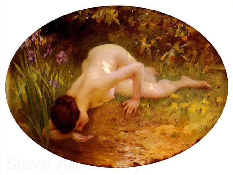 Charles-Amable Lenoir Bather Norge oil painting art